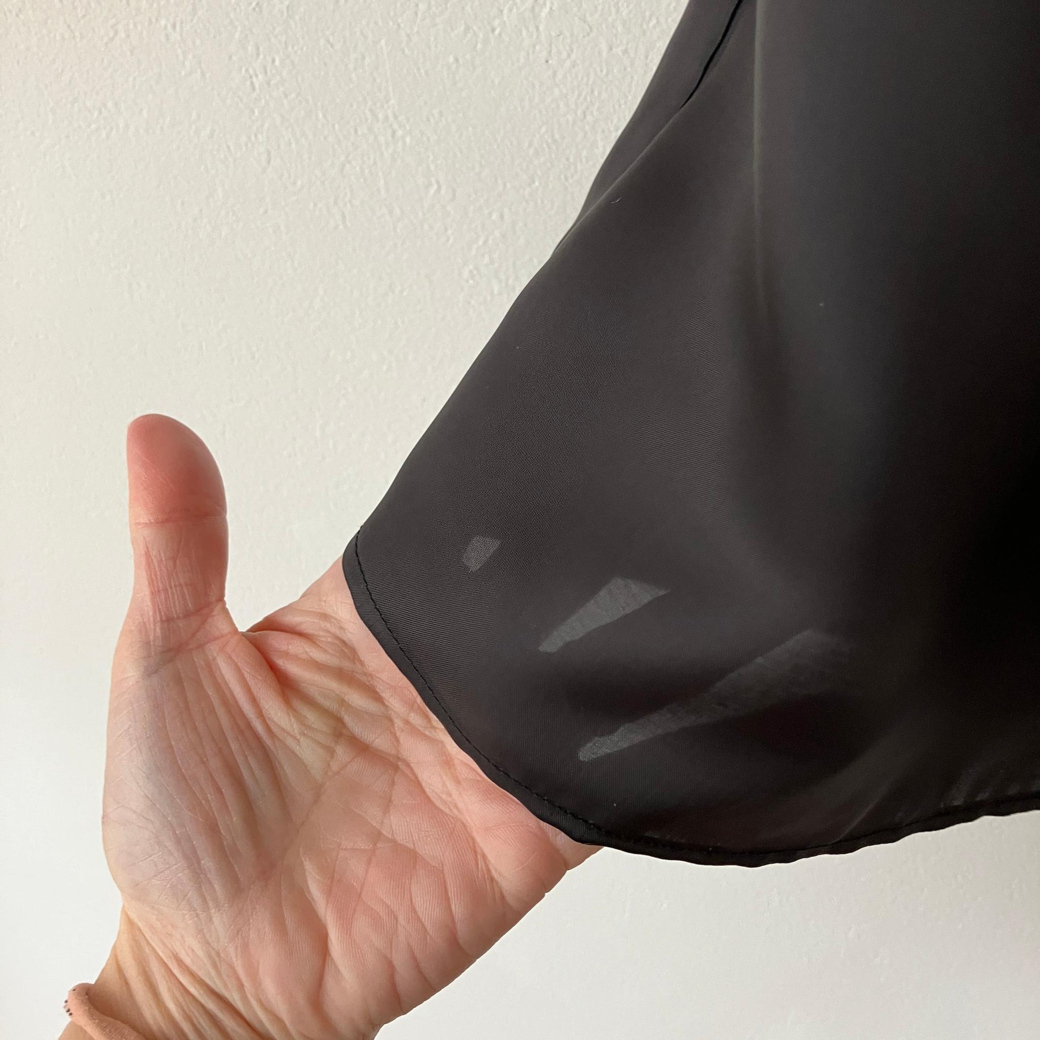 〈2Lサイズ〉ロング丈ペチパンツ(キュプラ100％インナー)黒/ブラック | 3枚目