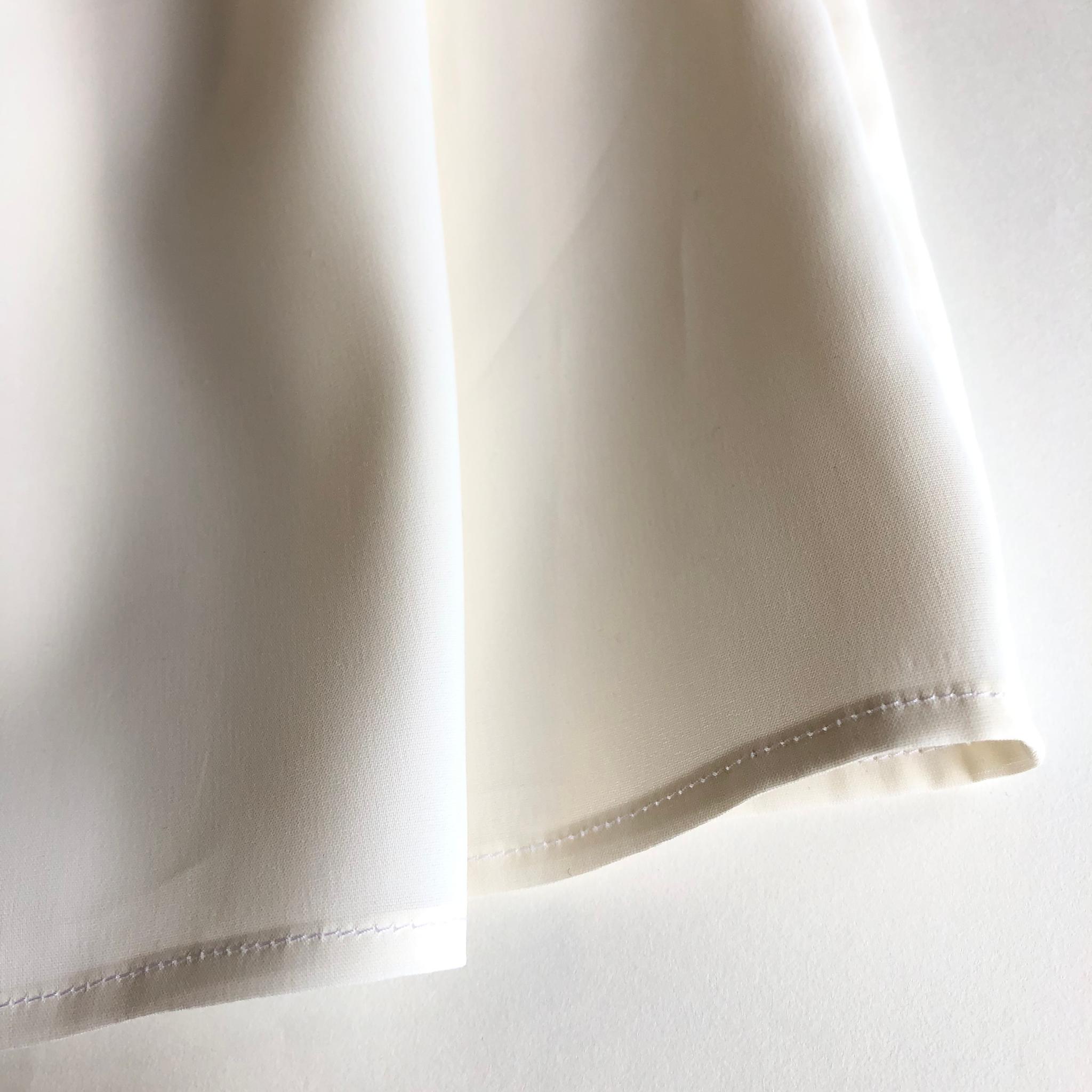 〈Mサイズ〉インナー ペチパンツ(ショート丈)【白(オフホワイト）/キュプラ80%】 | 3枚目